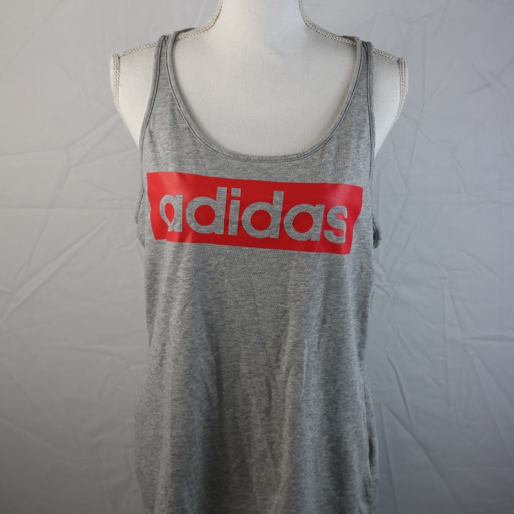 Adidas Sport Essentials Tank Top Gray Size XL